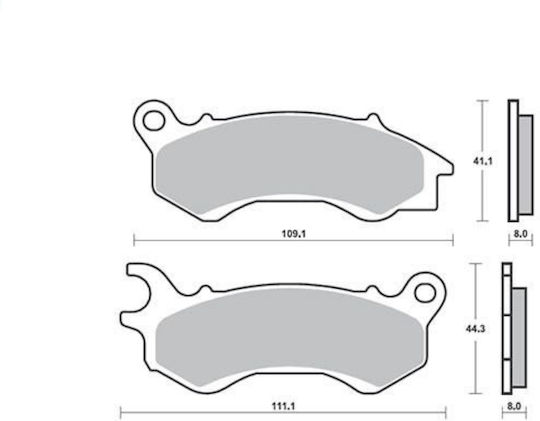 Мотоциклетни Накладки Предни Pcx 125 150 10-13 Fa603 Suprema