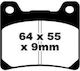 Rear Pads YZF 600R 96-03 Thundercat TDM 850 FA088 Suprema