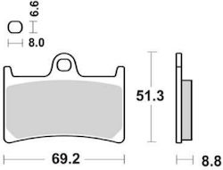 Мотоциклетни Накладки Предни TDM 900 02-13 YZF R1 98-06 YZF R6 99-13 Fazer 600 98-03 FA252 Suprema Мотоциклетни Накладки Предни TDM 900 02-13 YZF R1 98-06 YZF R6 99-13 Fazer 600 98-03 FA252 Suprema
