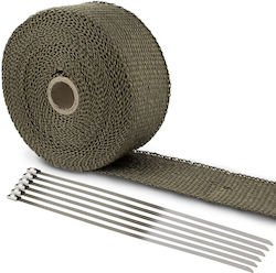 Wärmedämmende Auspuffbänder Titanium 10m Wärmedämmende Auspuffbänder Titanium 10m