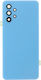Mobile Phone Replacement Cover Battery Door Back Camera Lens Bezel Samsung Galaxy A32 4G Blue