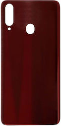 Battery Door Adhesive Samsung Galaxy A20s Red Mobile Phone Replacement Cover Battery Door Adhesive Samsung Galaxy A20s Red Mobile Phone Replacement Cover