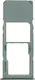 Sim Card Tray Samsung Galaxy A71 Single Card Version Silver