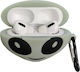 Lykl Θήκη Σιλικόνης με Γάντζο σε Γκρι χρώμα για Apple AirPods Pro