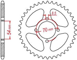SFR Rear Sprocket for Honda GLX SFR Rear Sprocket for Honda GLX