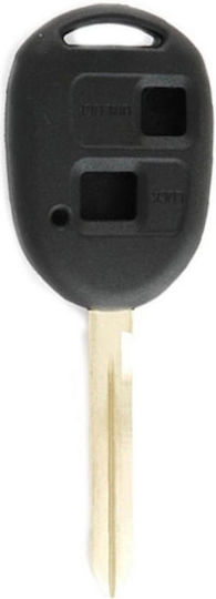 Car Key Shell with Blade with 2 Buttons Type for Toyota