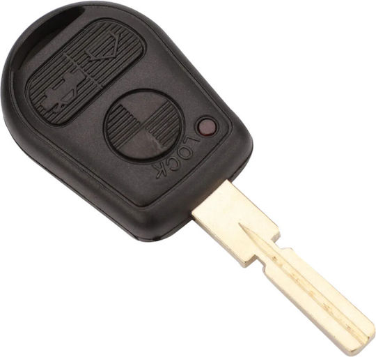 Car Key Shell with Blade with 3 Buttons for Bmw