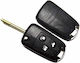 Foldable Car Key Shell with Blade without Buttons Piggy bank for Ford