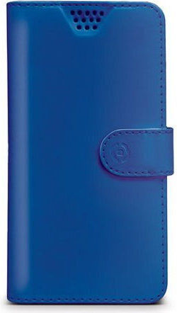 Celly Book Case Universal Up to 4.5" Mobile Phones Adhesive Holder Size L Blue