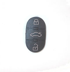 Piesă de schimb din cauciuc pentru cheie auto tip Group Vag 3 butoane oval