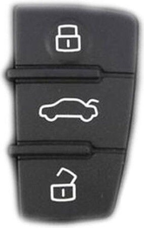 Piesă de Schimb Din Cauciuc Nouă Remote Control Tip Audi Cu Trei Butoane