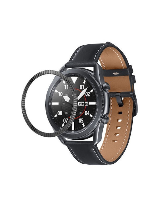 Protective Frame Protective Bezel Protector in Black color for Galaxy Watch 3 45mm