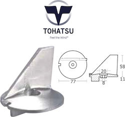 Tohatsu Anode des Bootes