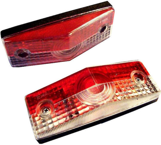 LKW-Volumenleuchten Seitenmarkierungslichter Rote-Weißer Funktion Lampen 12 24 V 1 Stück