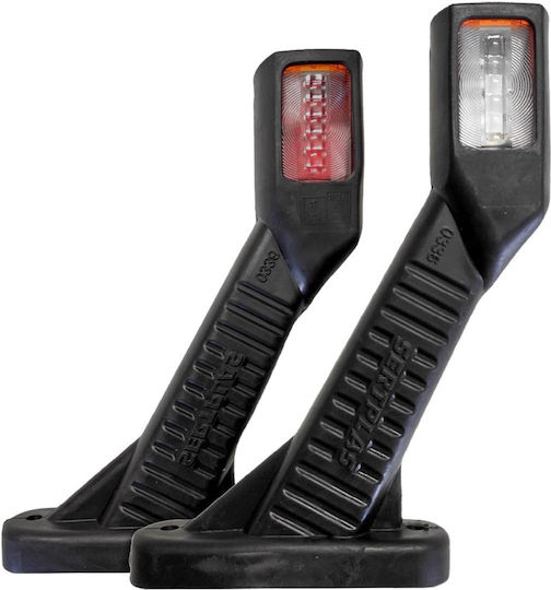 Set Led LKW-Volumenleuchten Typ Horn Drei Funktionen 12 24 V Linke Rechte 2 Stück