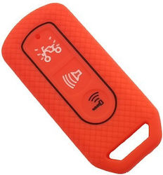 Silicone Case Remote Control Scooter Honda Pcx –sh 3 Buttons Red