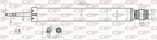 Open Parts Set Stoßdämpfer 1Stück