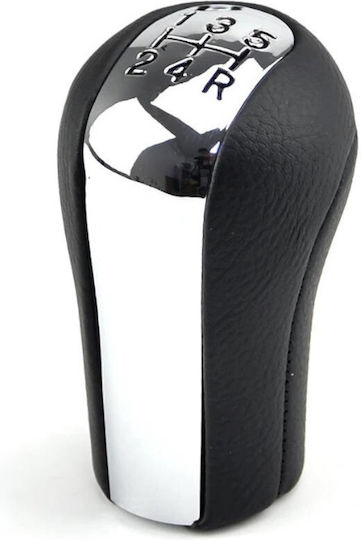 Leather Luxe Shift Knob for Toyota Corolla Verso 1999-2010 Silver