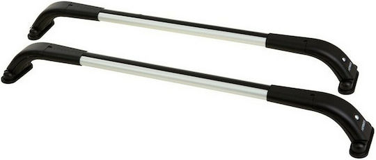 Hermes Μπάρες Οροφής Αλουμινίου Gs2 Σετ για Peugeot 307 2001-2008 (Σετ με πόδια και κλειδαριά)