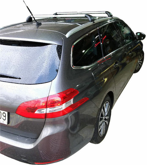 Nordrive Багажници за покрив Алуминий за Peugeot 308 2014+ (Комплект с крака)