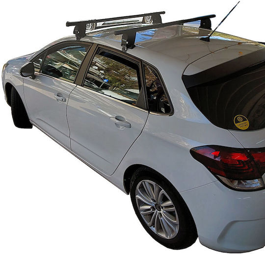 Menabo Roof box Kit 2010-2018 (with Roof Rack Legs) Black