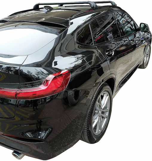 Nordrive Багажници за покрив Стомана за BMW X4 2018+ (с крака за покривен багажник и заключване)