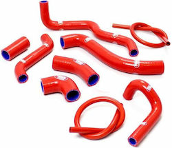 Samco Sport Set Gulere Apă Silicon Apr-18-rd Aprilia Tuareg 660 Abs 22-24 Roșu