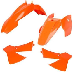 Motorrad Kunststoff-Set Orange 1Stück