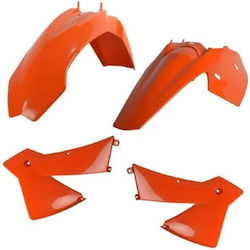 Motorrad Kunststoff-Set Orange 1Stück