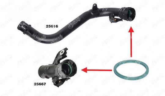 Λαστιχακι Σωληνα Turbo Nissan Juke 1.5 Dci