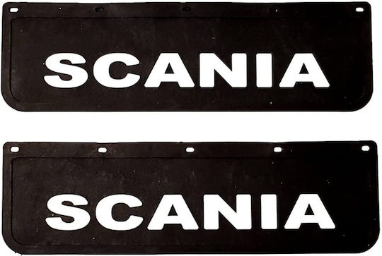 Auto-Spritzschutz Relief Scania 60 cm x 18 cm Schwarze Weiße Relief 2 Stücke