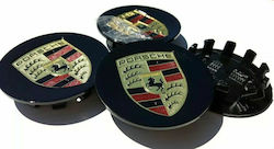 Wheel Caps Center Caps Porsche Outer Diameter 76mm Inner Diameter 59mm