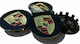 Auto Radnabenkappen Tappen Zentrum Zarge Porsche Außendurchmesser 76mm Innendurchmesser 59mm
