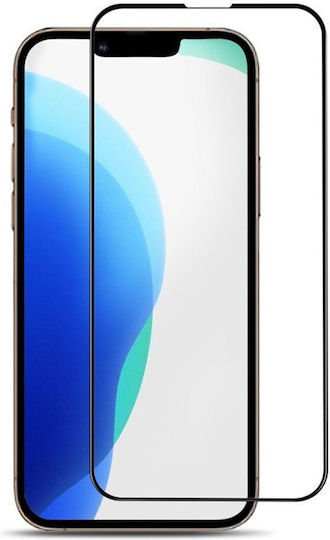 Devia Full Face Tempered Glass Μαύρο (iPhone 13 mini)