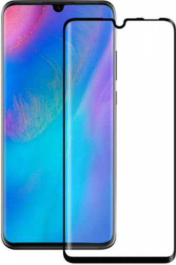 Adeziv complet Full Face Tempered Glass Negru (Huawei P30 Pro)