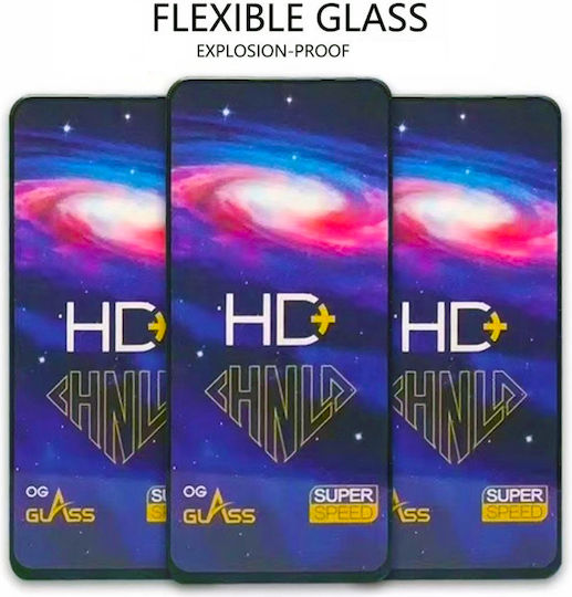 Adeziv complet Full Face Tempered Glass Negru (Huawei Y6 2019)