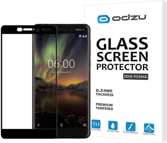 2.5D 0.3mm Tempered Glass 2τμχ Μαύρο (Nokia 6)