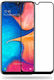 3D Закалено стъкло за цялото лице Черен (Galaxy A20e)