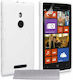 YouSave Accessories Lumia Back Cover Silicone Set with Glass White (Nokia Lumia 925)