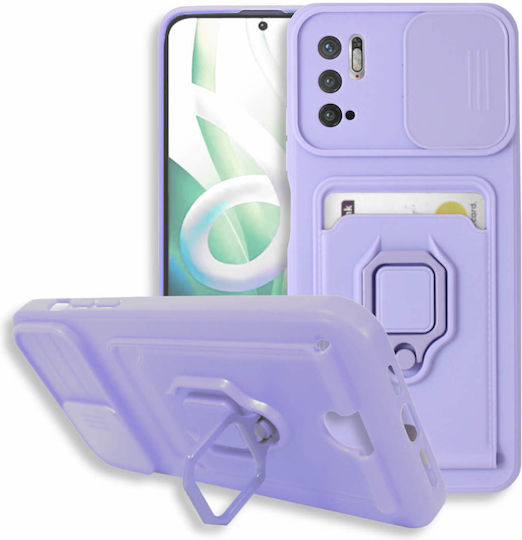Bodycell Multifunction Umschlag Rückseite mit Band Lila (Galaxy Note 10OnePlus 10T)