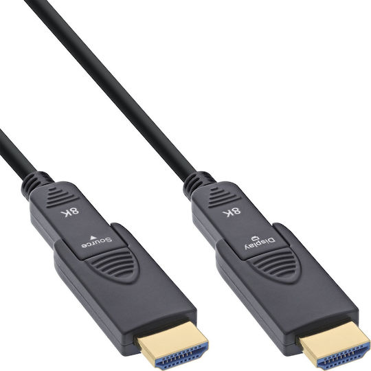 Manhattan Cable HDMI male - HDMI male 25m Μαύρο