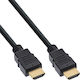 InLine High Speed Cable HDMI male - HDMI male 0.5m Black