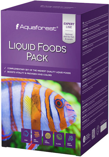 Aquaforest Flüssige Futtersatz Pack 4x250 Ml