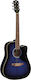 Eko Acoustic Guitar Ranger Cutaway Sunburst / B...