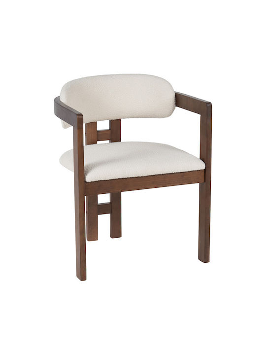 Winsor Dining Room Wooden Chair Beige 58.5x51x76cm