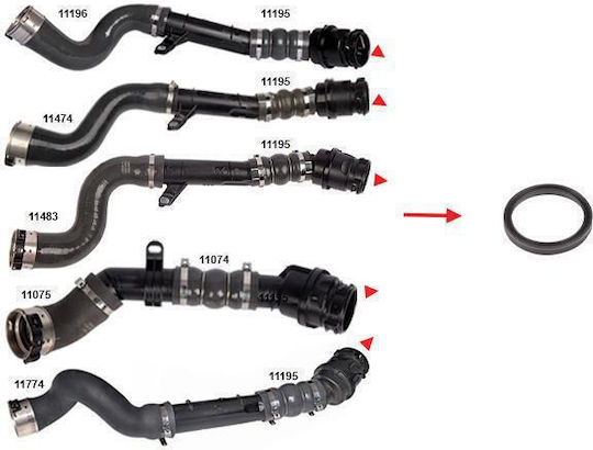 Turbo-Öldichtung Dacia Duster Hs 1.5 Dci 4x4-ibras-br11013
