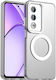 Techsuit Umschlag Rückseite Silikon Weiß (Oppo A80 5G)