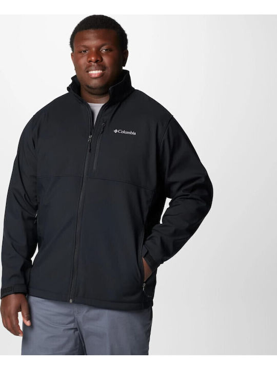 Ascender Geci Bărbați Iarna Softshell Waterproof și Cu Protecție Împotriva Vântului Negru