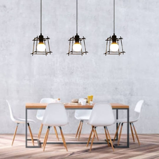 Diamond Pendant Light Black 17x18cm Diamond Pendant Light Black 17x18cm