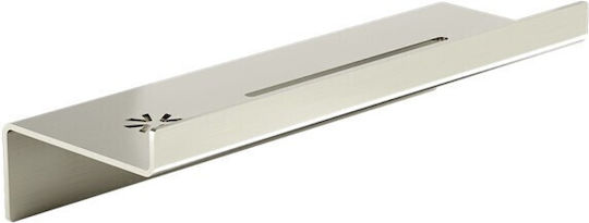 Verdi Montat pe perete Raft Baie Inox 30x9.3x7cm Argintie